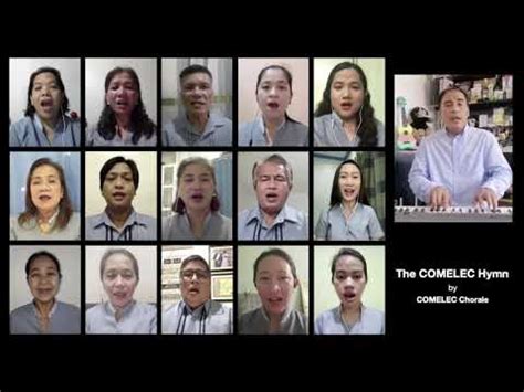 comelec hymn lyrics|COMELEC HYMM .